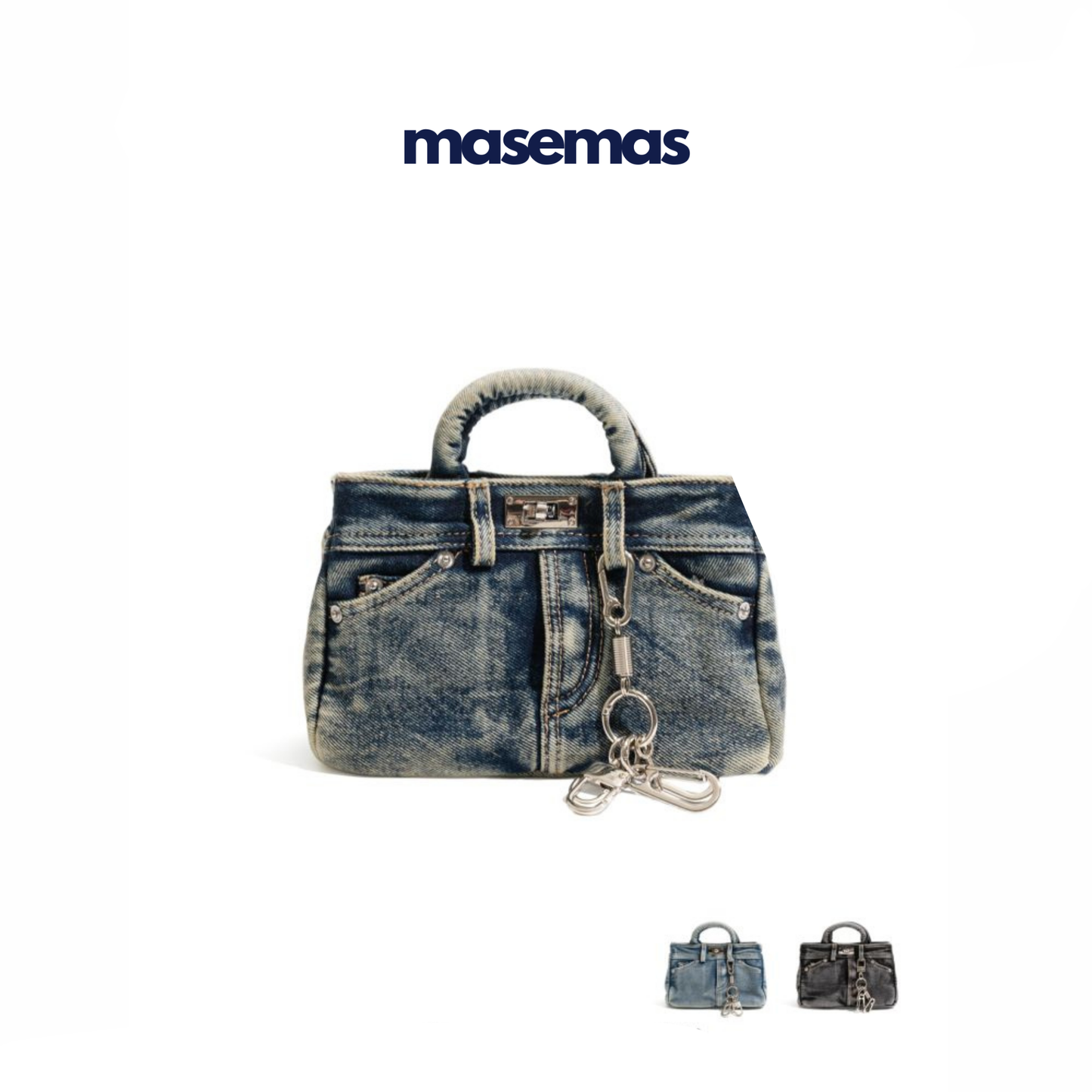 masemas Retro Denim Çanta