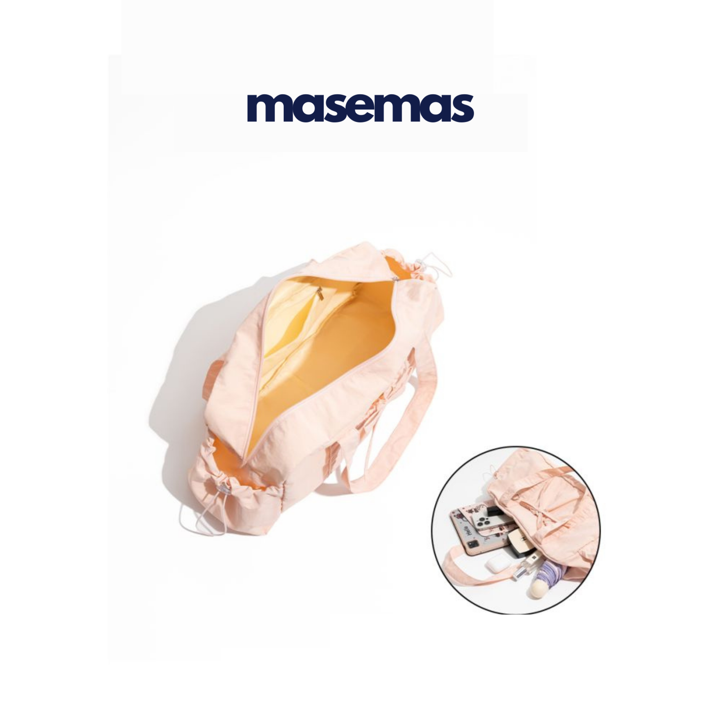 masemas Omuz Çantası Fiyonklu Bale Çanta (Charm Hediye)