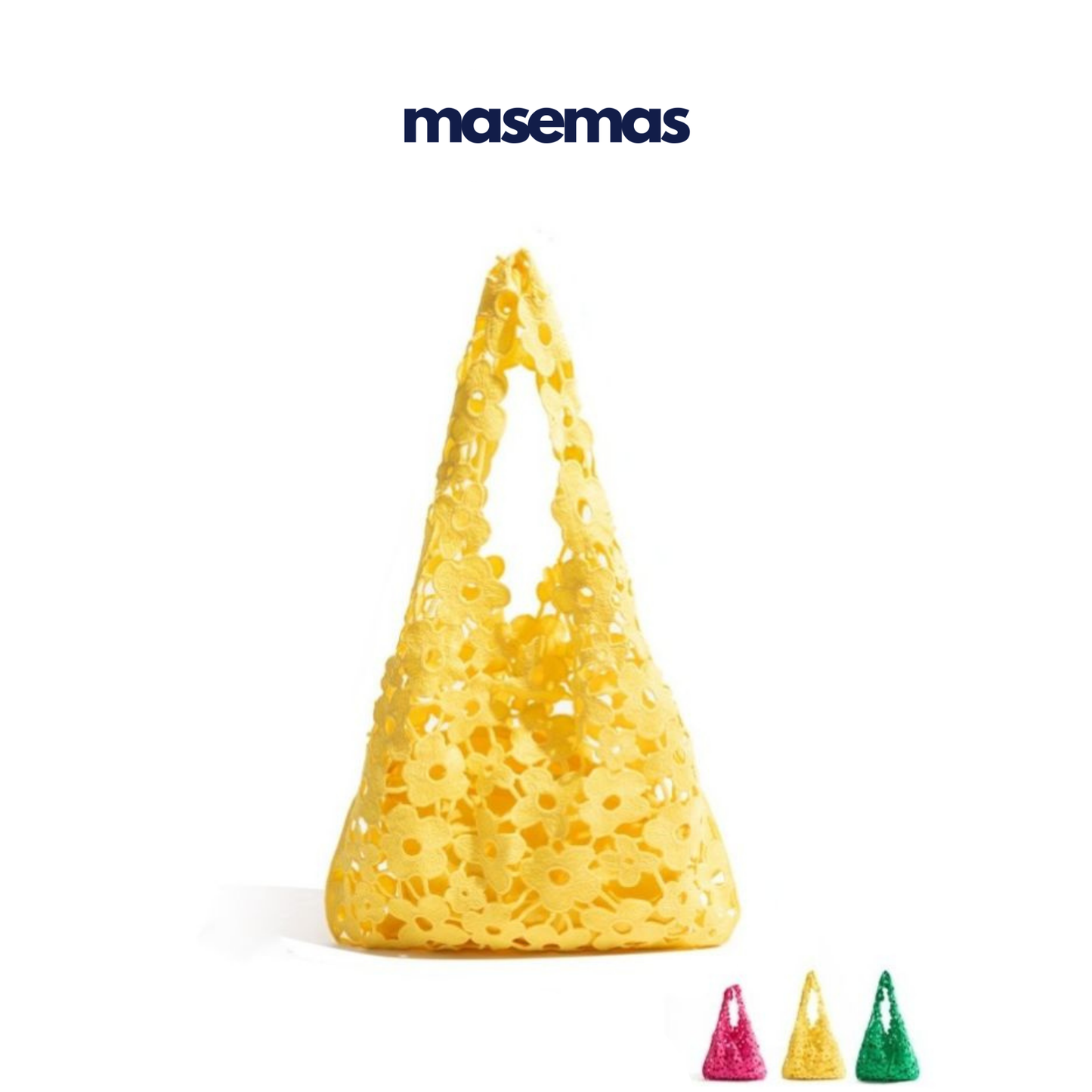 masemas Çiçek Desenli Tek Kol Torba Çanta