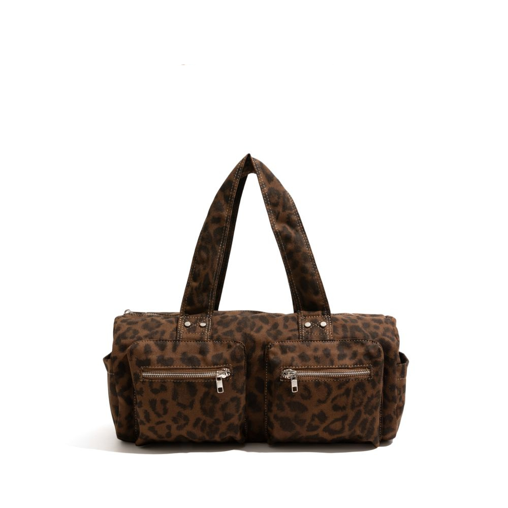 masemas Leopar Bavul Kol Çantası