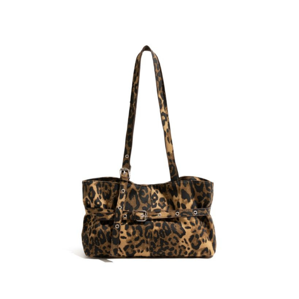 masemas Leopar Kanvas Çanta