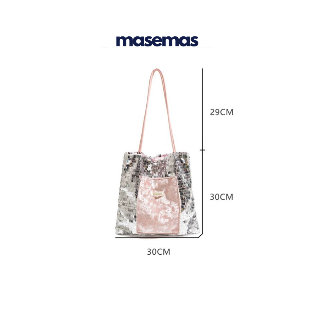 masemas Parlak Torba Çanta