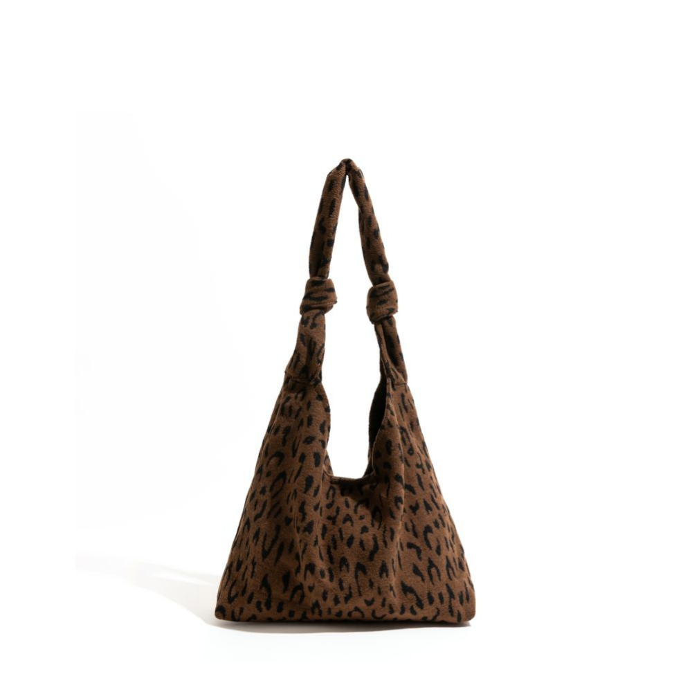 masemas Düğüm Askılı Leopar Torba Çanta