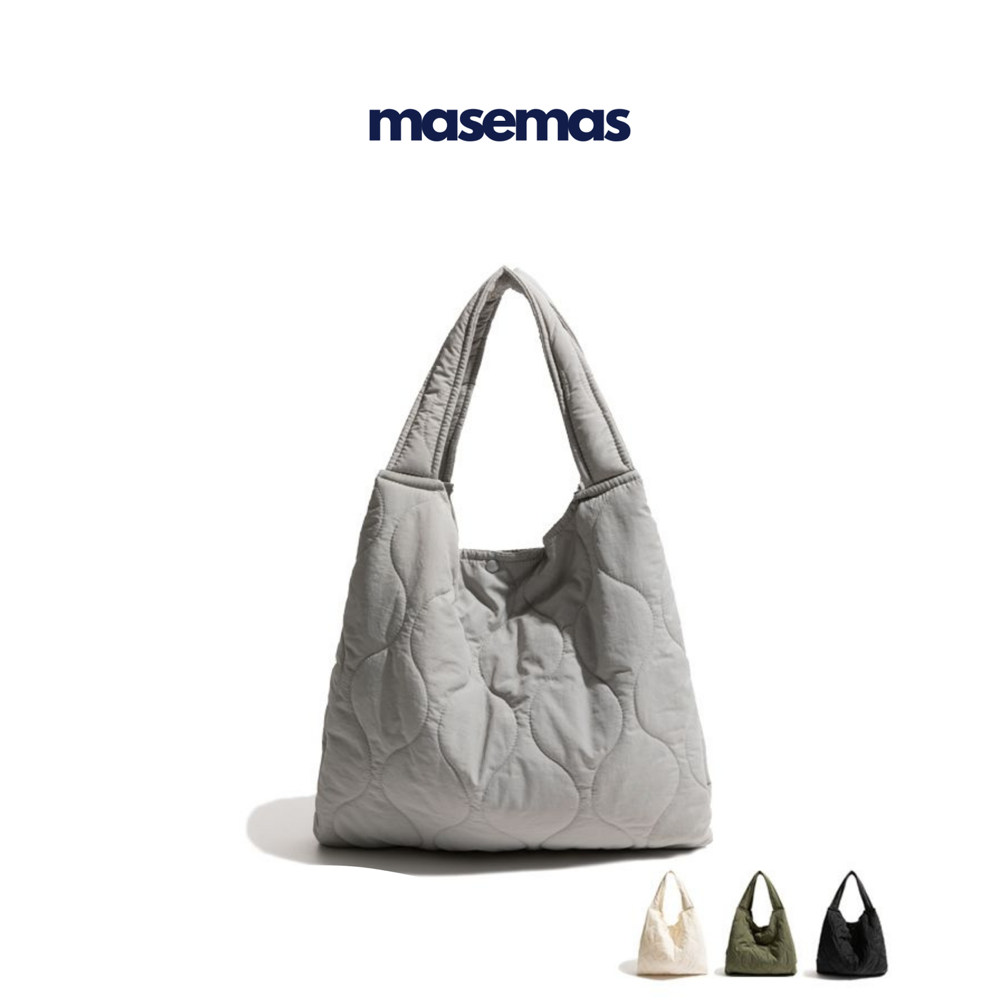 masemas Kalın Dikişli Kanvas Torba Çanta Geniş Kapasiteli