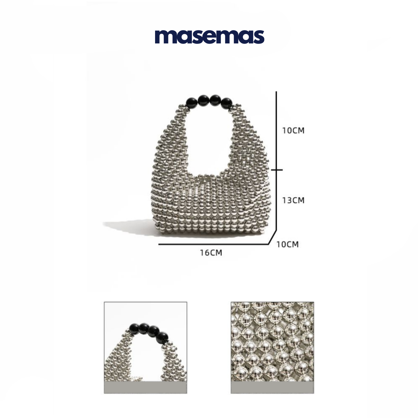 masemas Örgü İnci Çanta