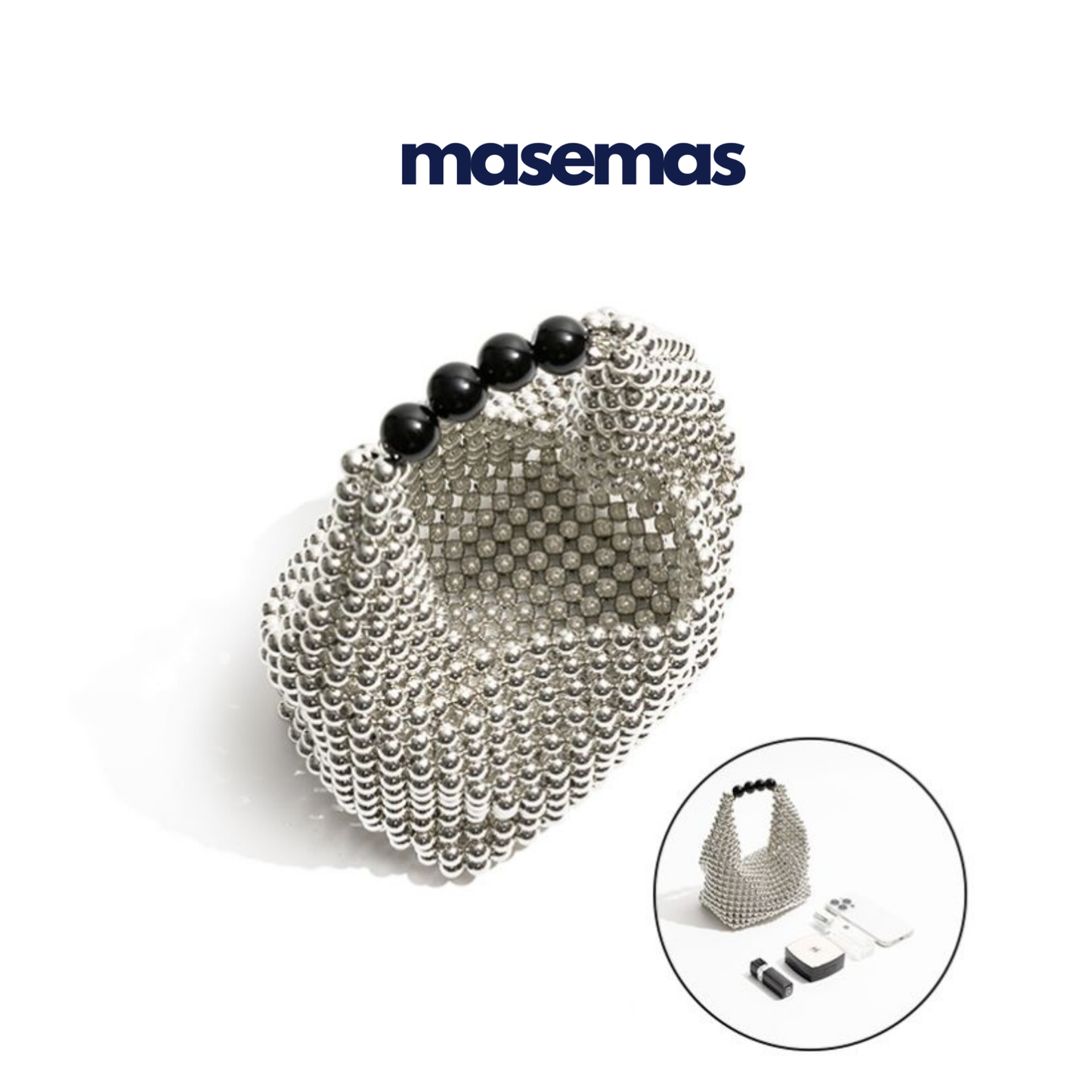 masemas Örgü İnci Çanta