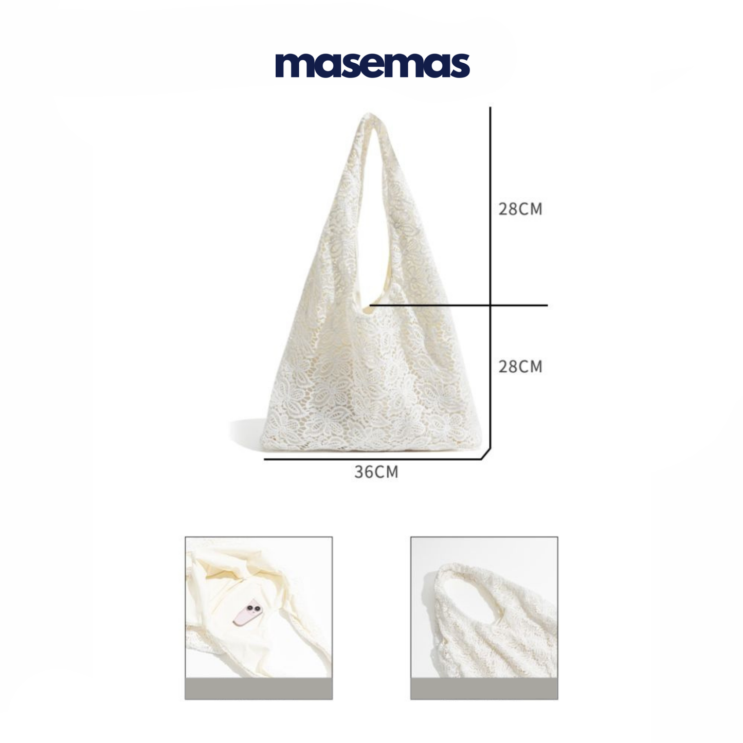 masemas Dantelli Torba Çanta