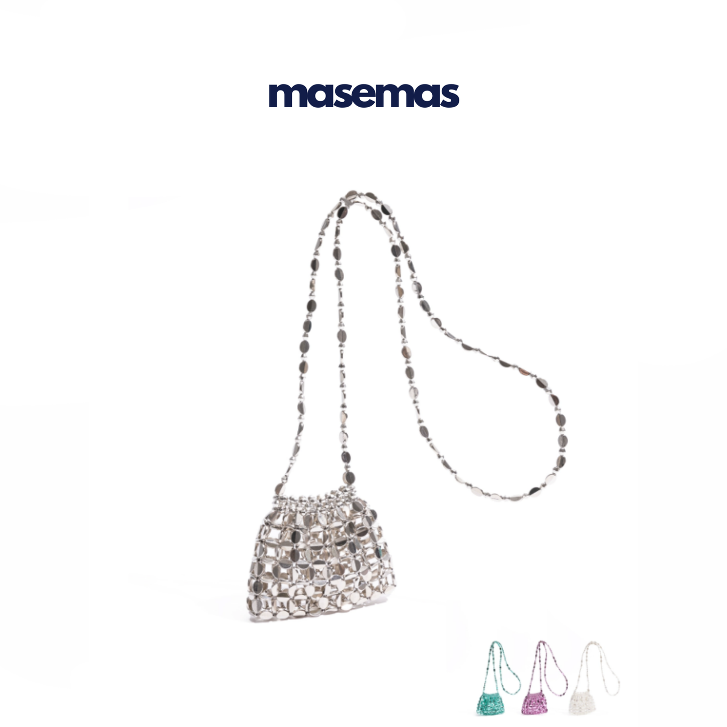 masemas Gümüş Mikro Çapraz Çanta