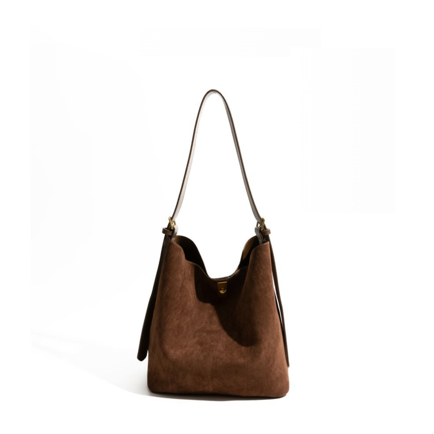 masemas Süet Retro Kova Çanta (Charm Hediyeli)