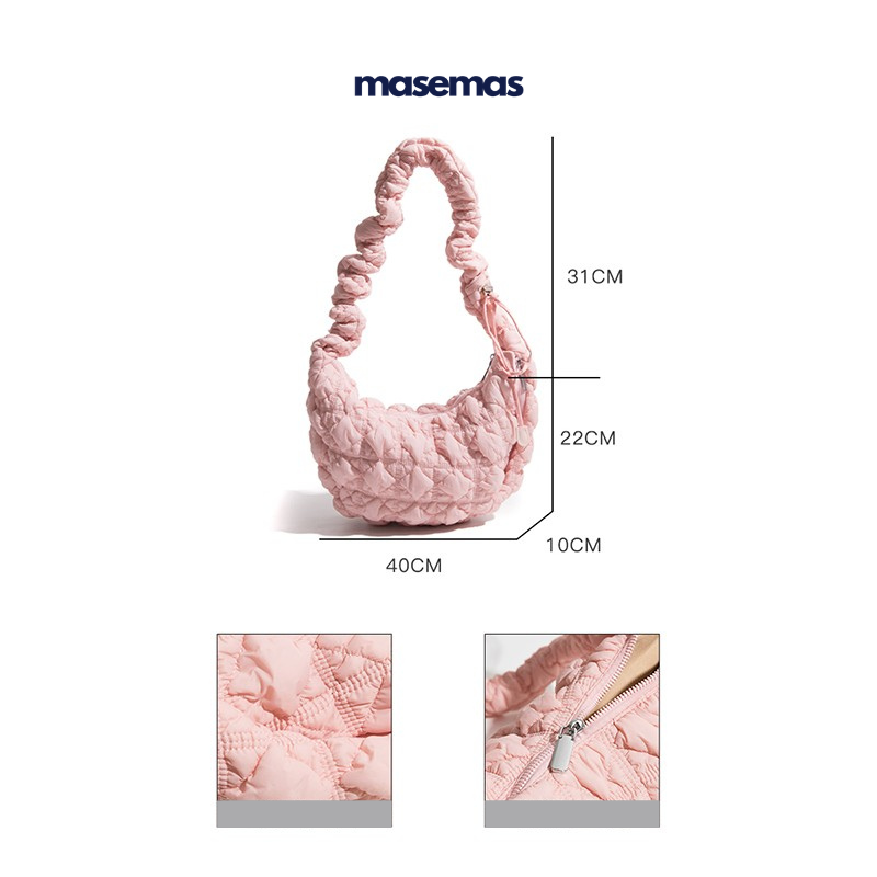 masemas Pile Askılı Baklava Bulut Çanta (Charm Hediye)