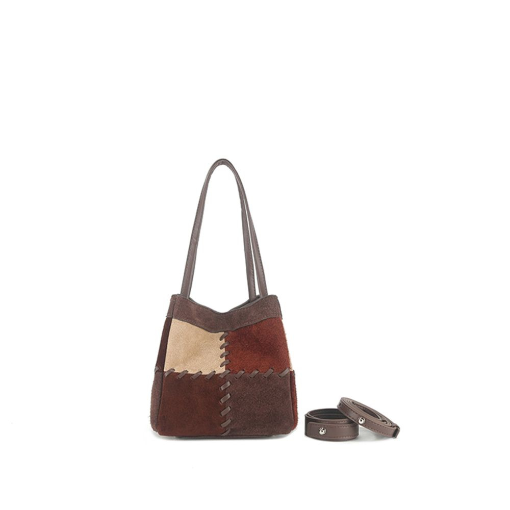 masemas Patch Dikişli Sepet Çanta