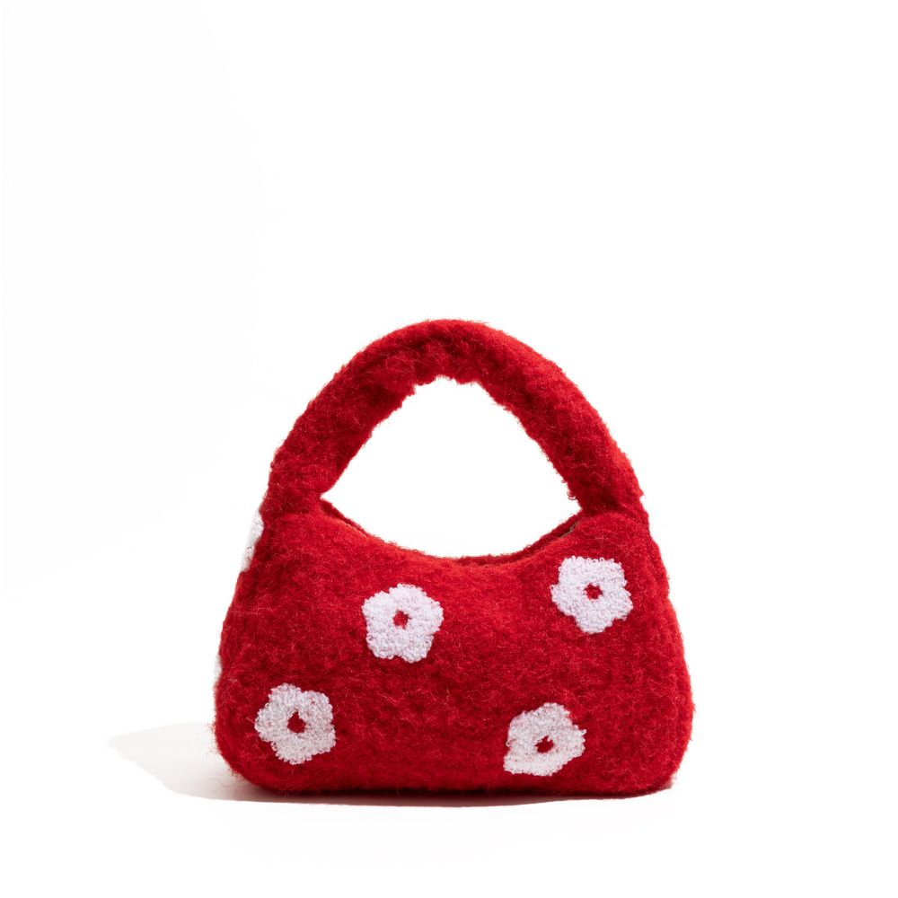 masemas Çiçek Desenli El Çantası