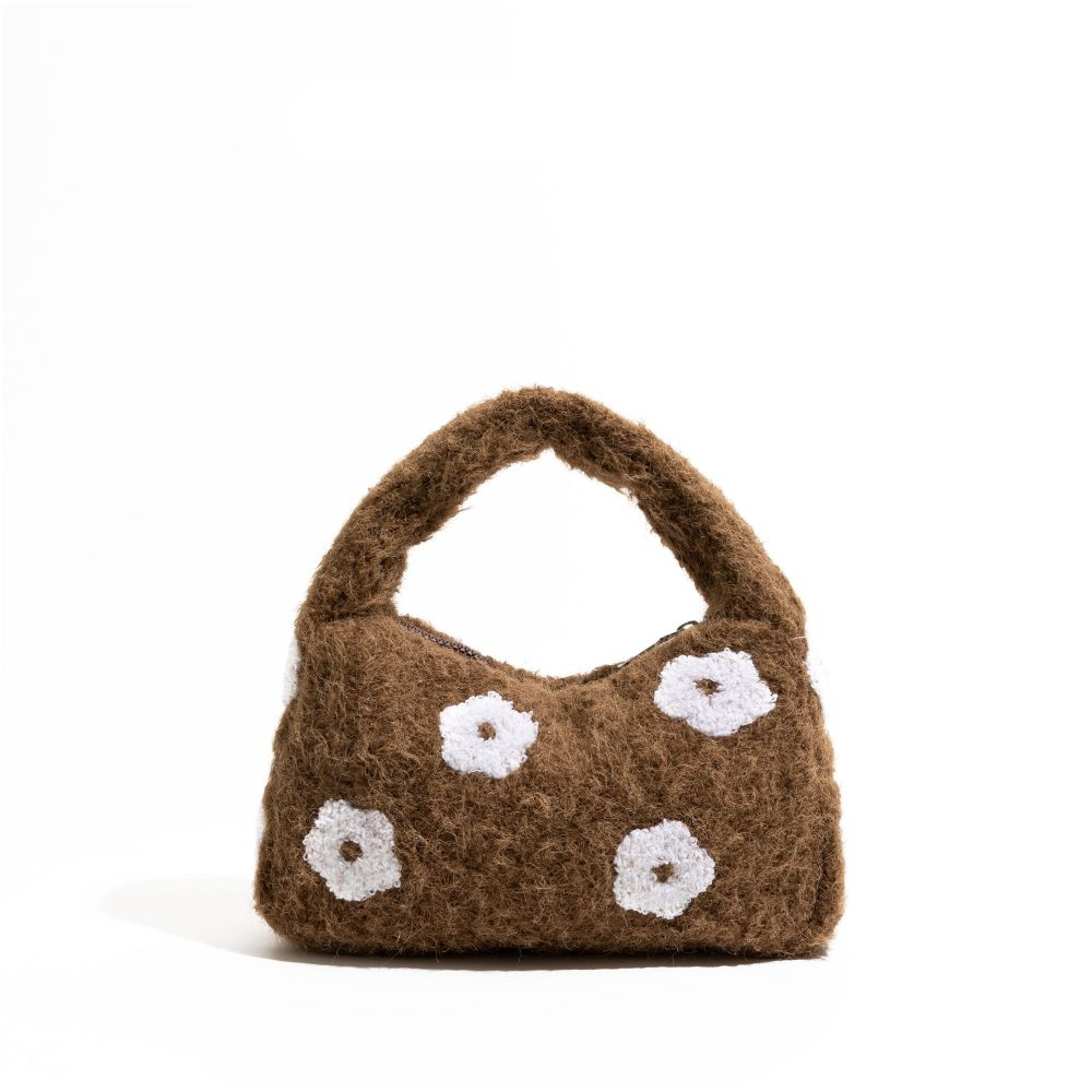 masemas Çiçek Desenli El Çantası