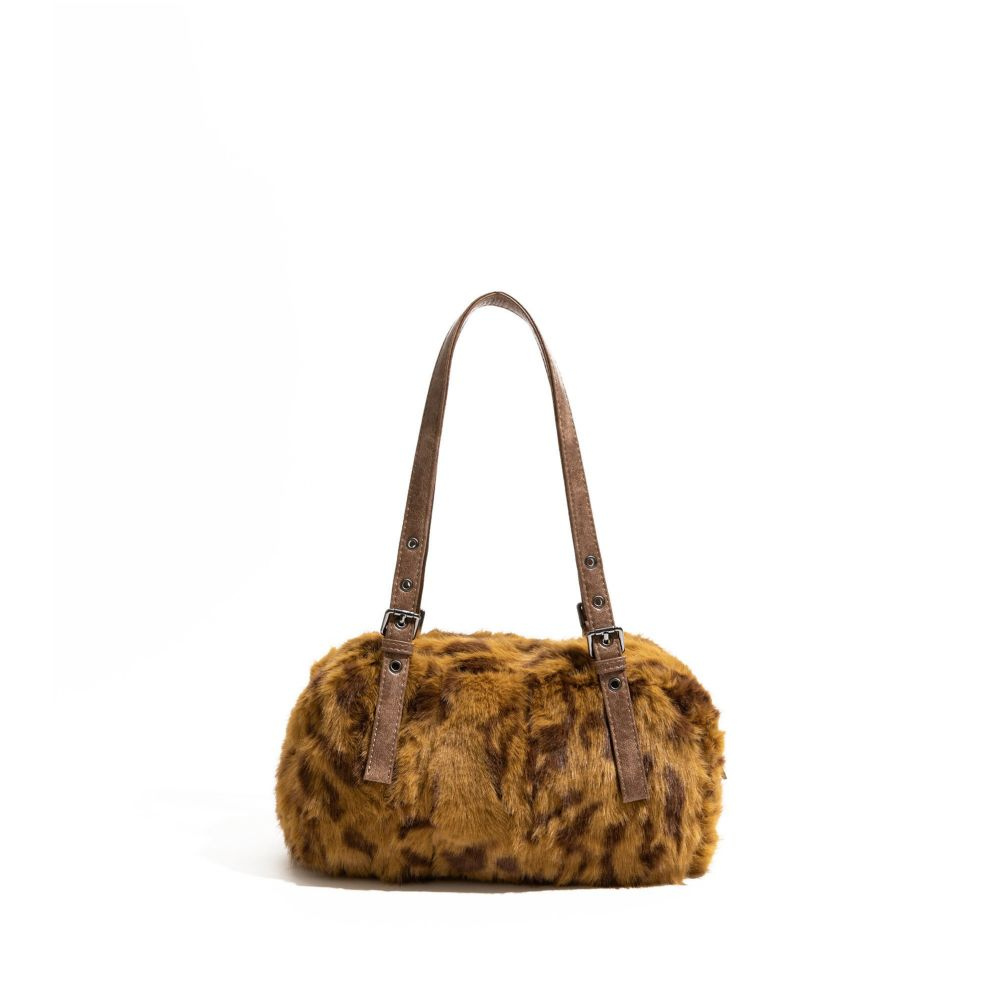 masemas Leoparlı Peluş Çanta