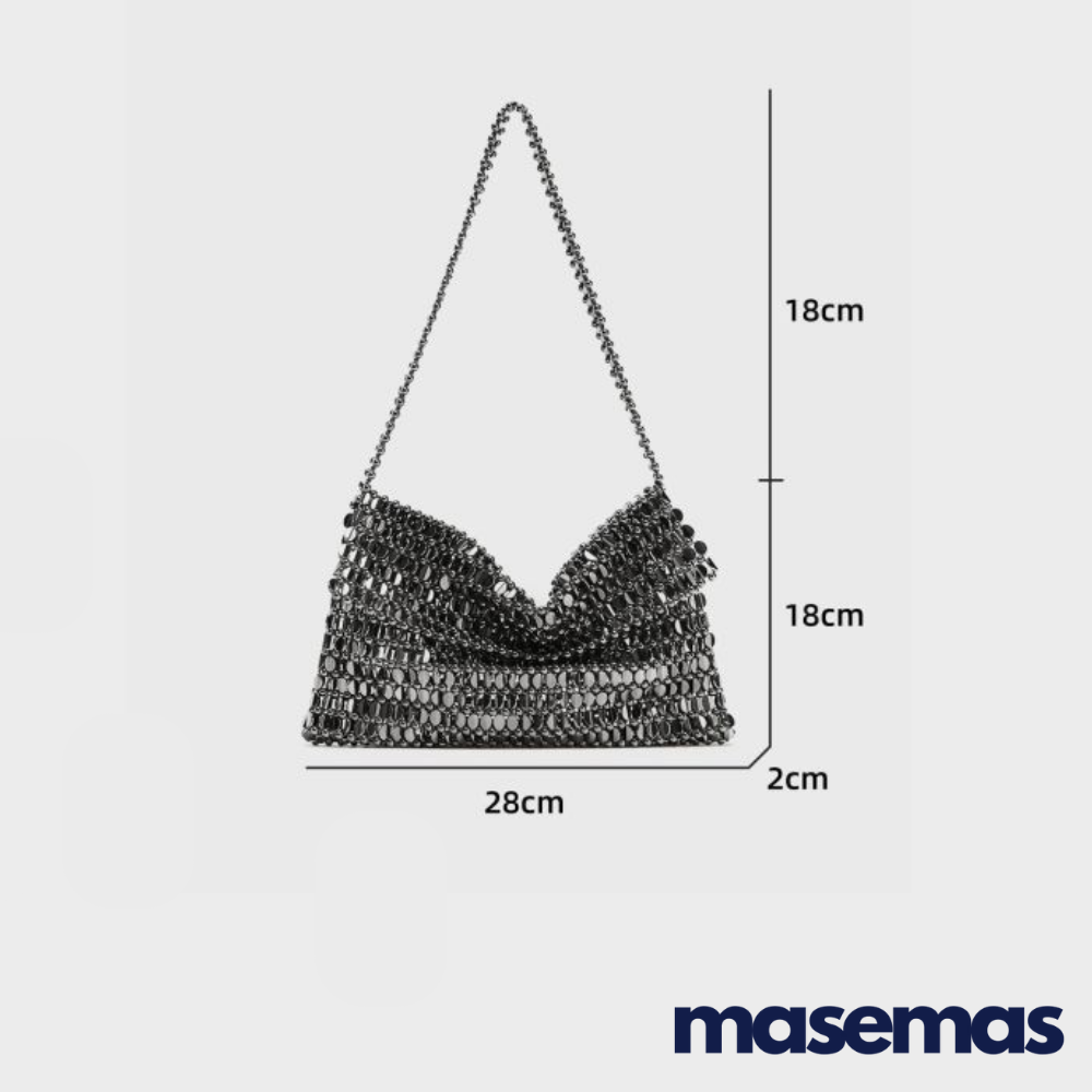 masemas Siyah Zincir El Çantası