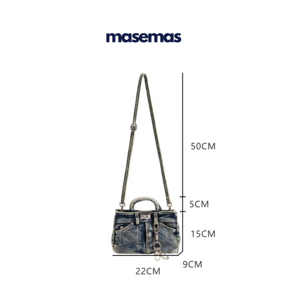 masemas Retro Denim Çanta