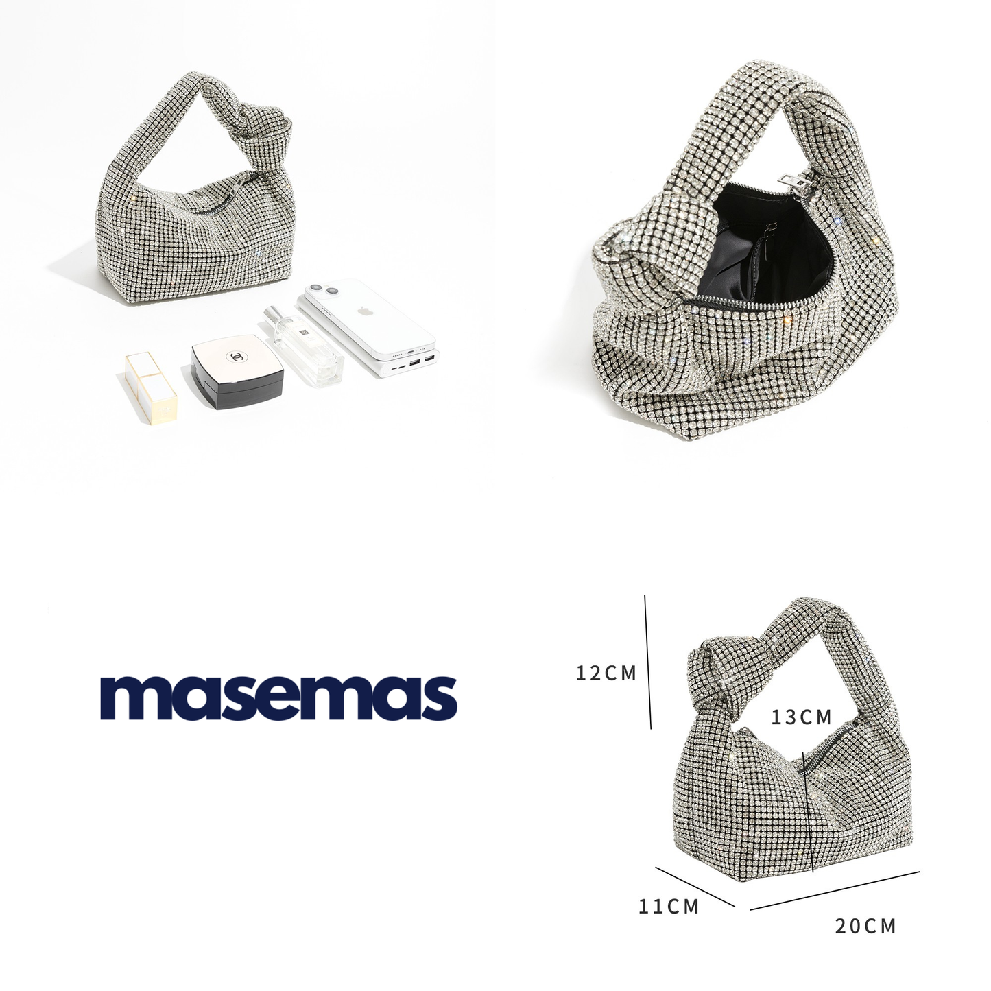 masemas Pırlanta Düğüm Askılı Çanta