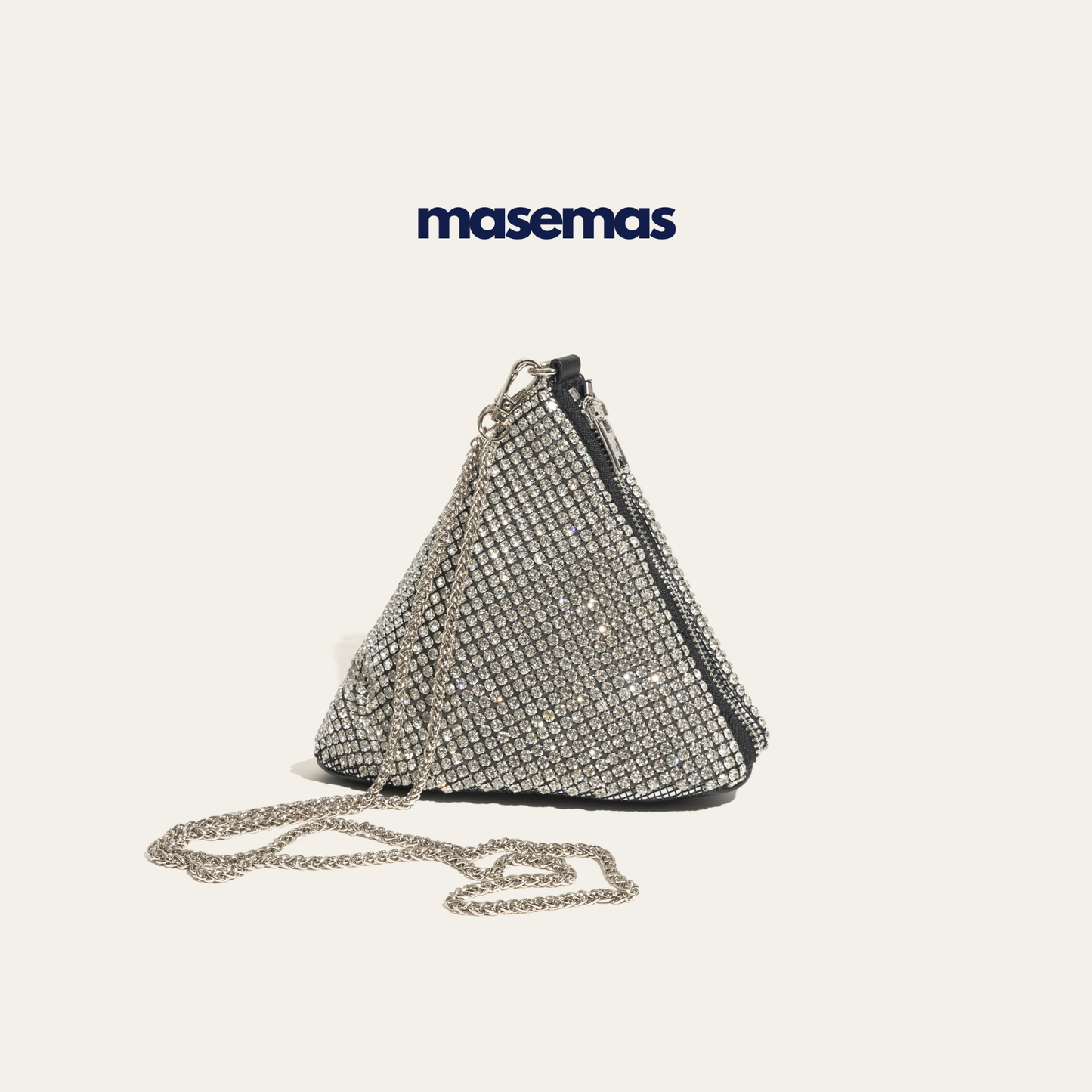 masemas Üçgen Pırlanta El Çantası