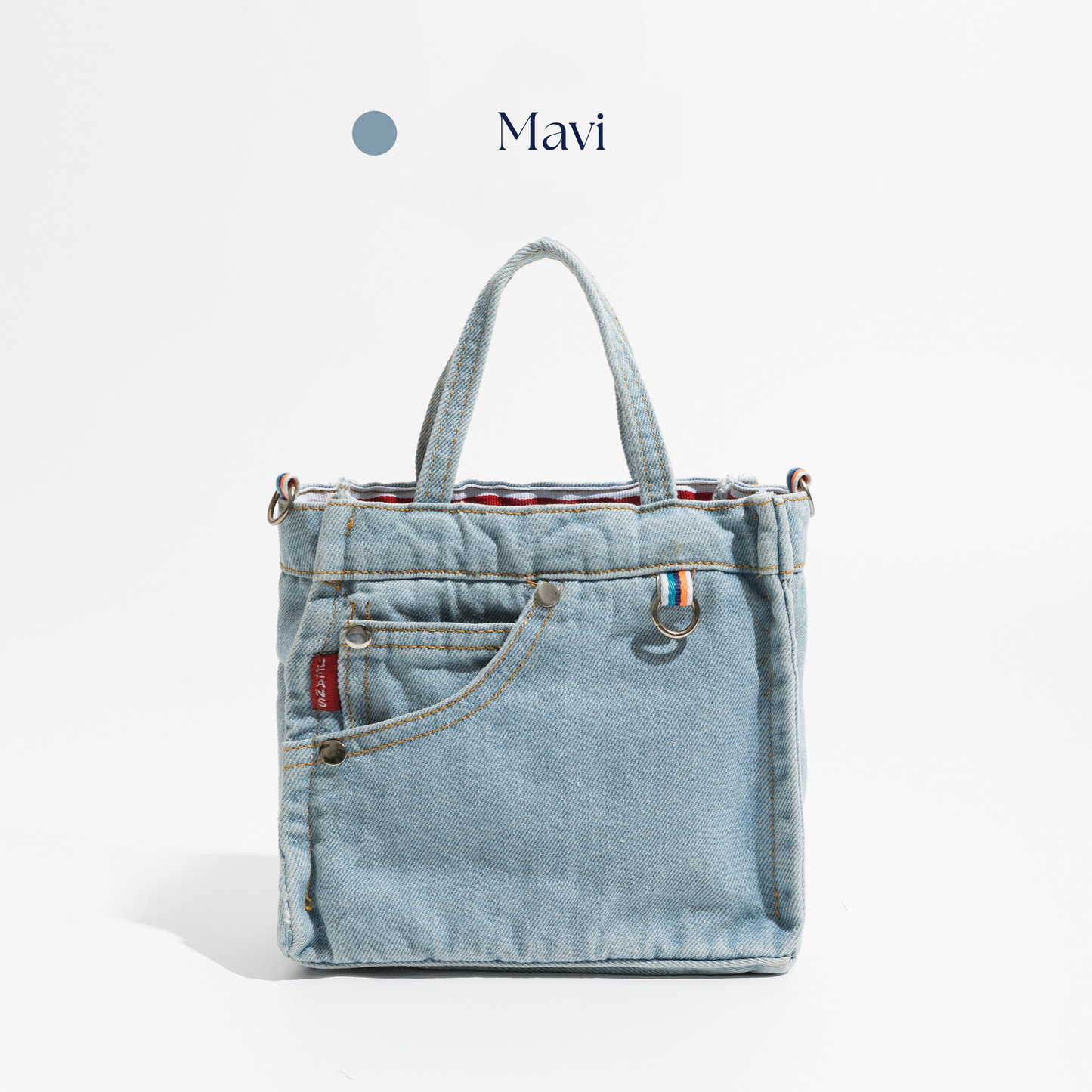 masemas Denim Mini Kol Çantası