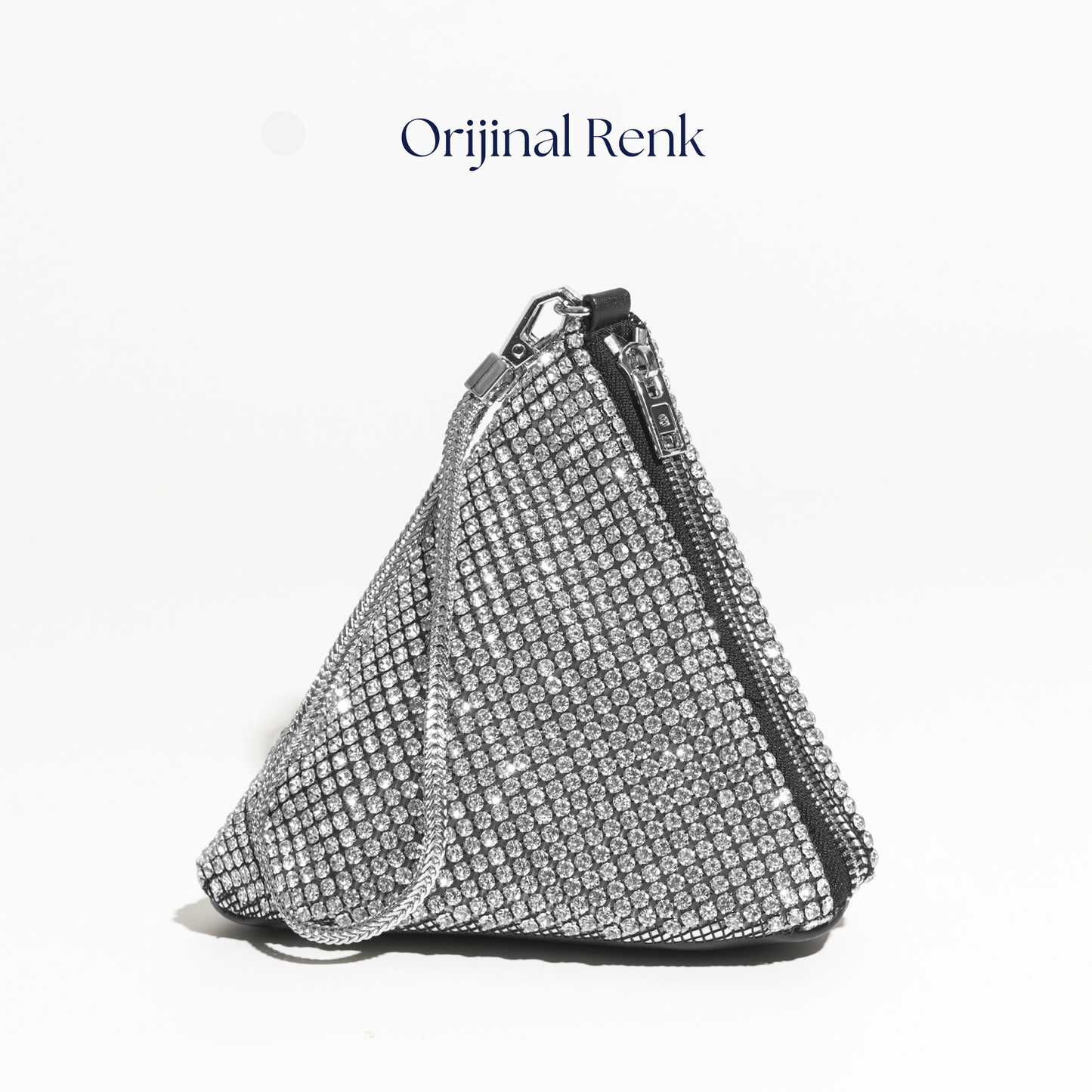 masemas Üçgen Pırlanta El Çantası