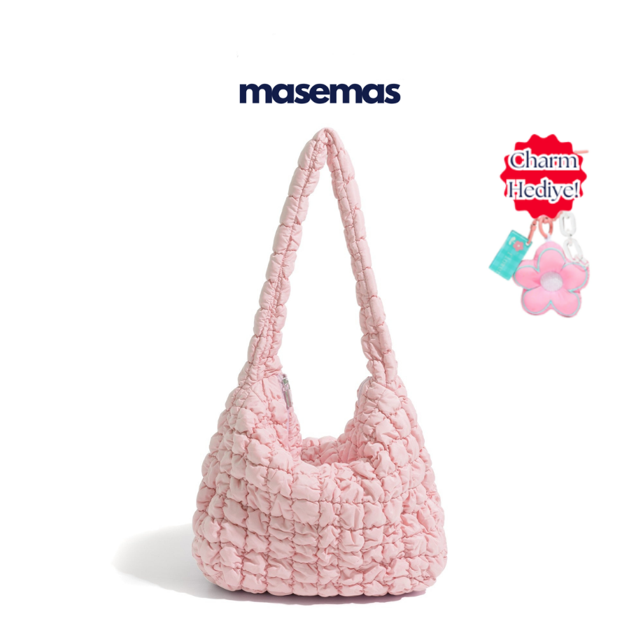masemas Büyük Boy Bulut Çanta (Charm Hediye)