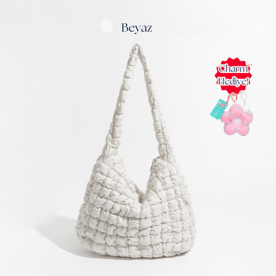 masemas Büyük Boy Bulut Çanta (Charm Hediye)