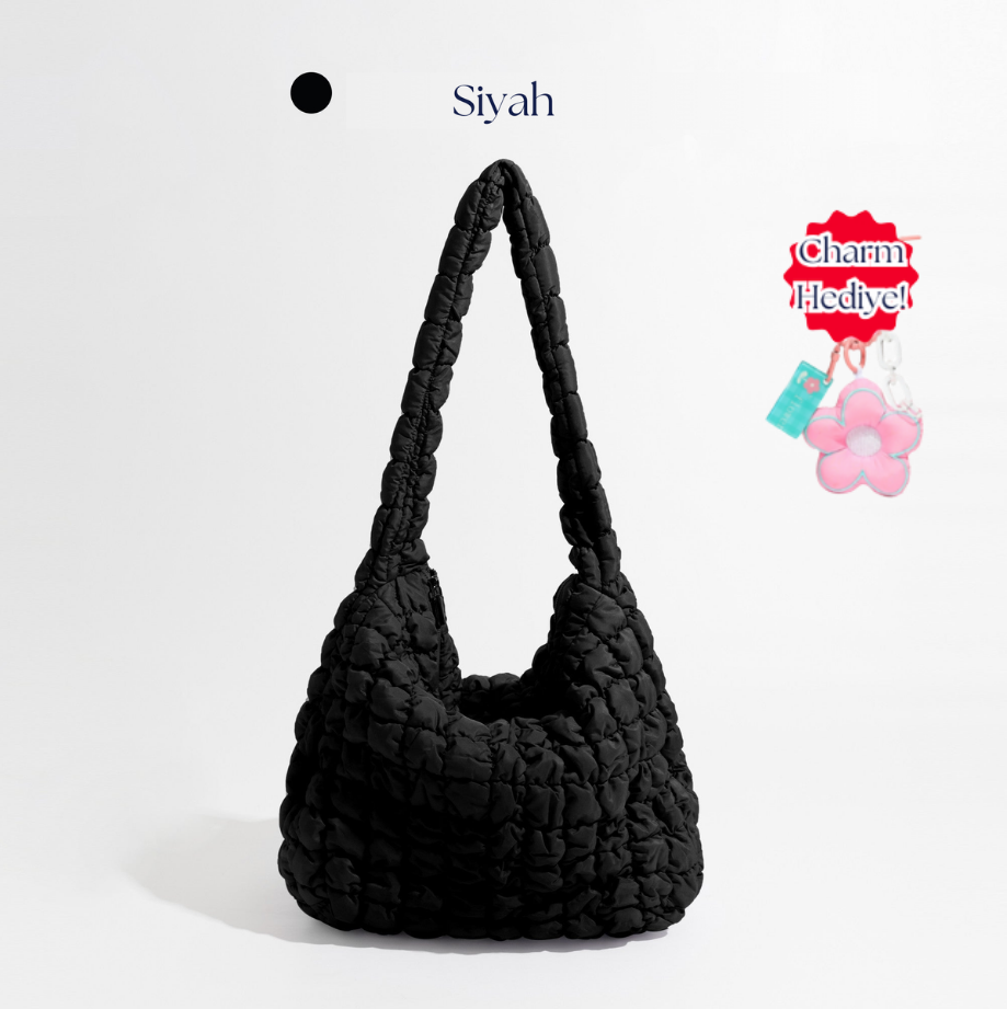 masemas Büyük Boy Bulut Çanta (Charm Hediye)