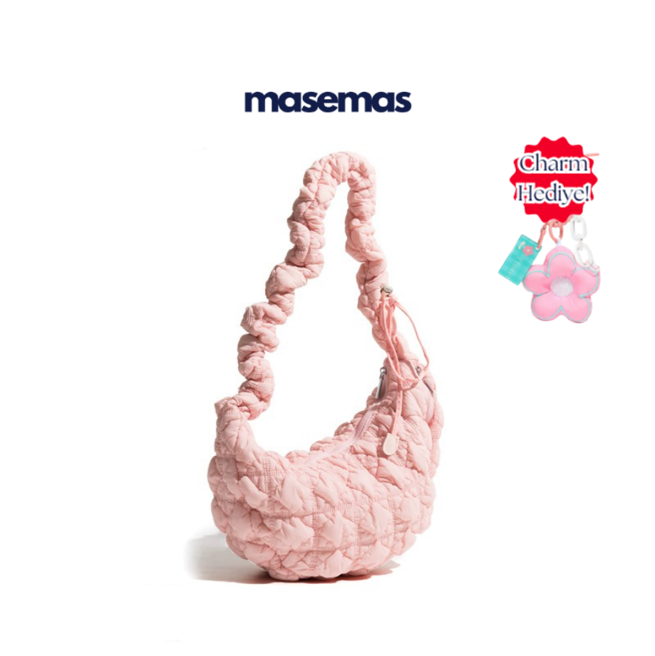 masemas Pile Askılı Baklava Bulut Çanta (Charm Hediye)