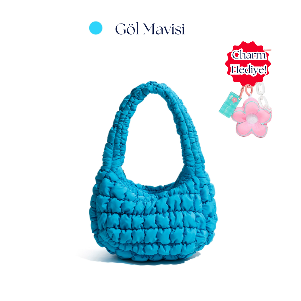 masemas Gümüş Mini Bulut Çanta