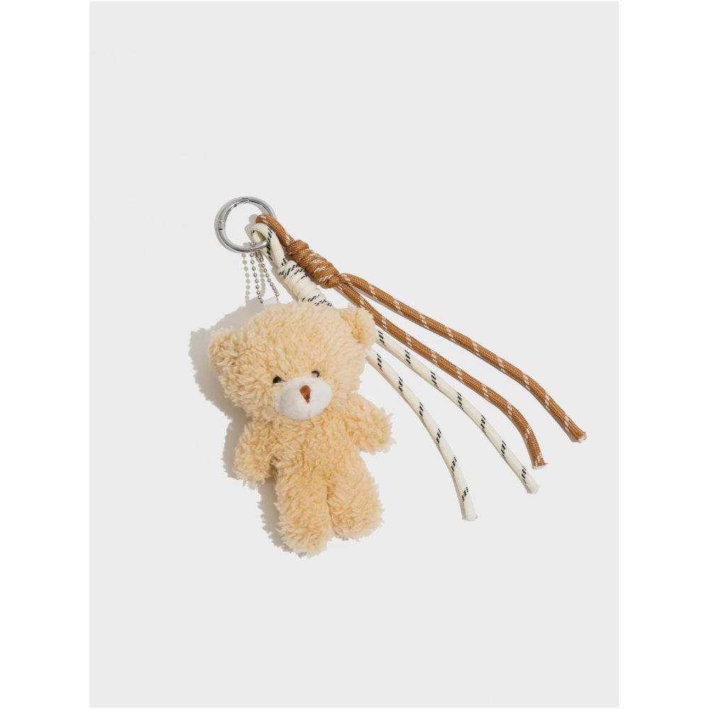 Orange girl Korean teddy bear doll backpack pendant Miu series cute niche plush toy keychain accessories image 1
