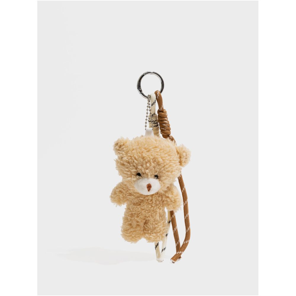 Orange girl Korean teddy bear doll backpack pendant Miu series cute niche plush toy keychain accessories image 3