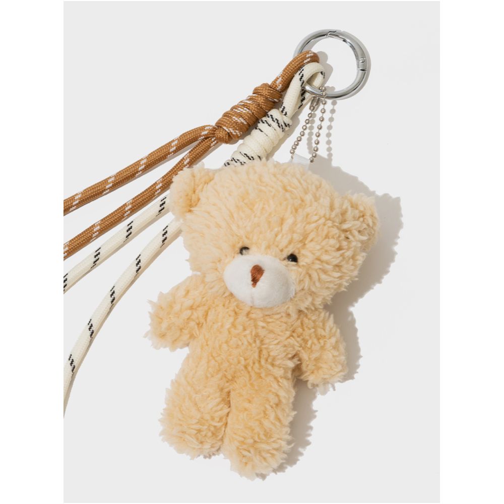 Orange girl Korean teddy bear doll backpack pendant Miu series cute niche plush toy keychain accessories image 4