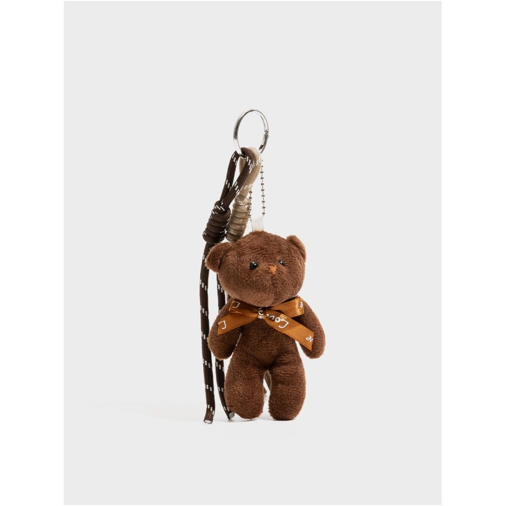 Orange Girl Internet Celebrity Little Bear Bag Pendant Keychain Doll Pendant Plush Doll Birthday Christmas Gift Female image 3