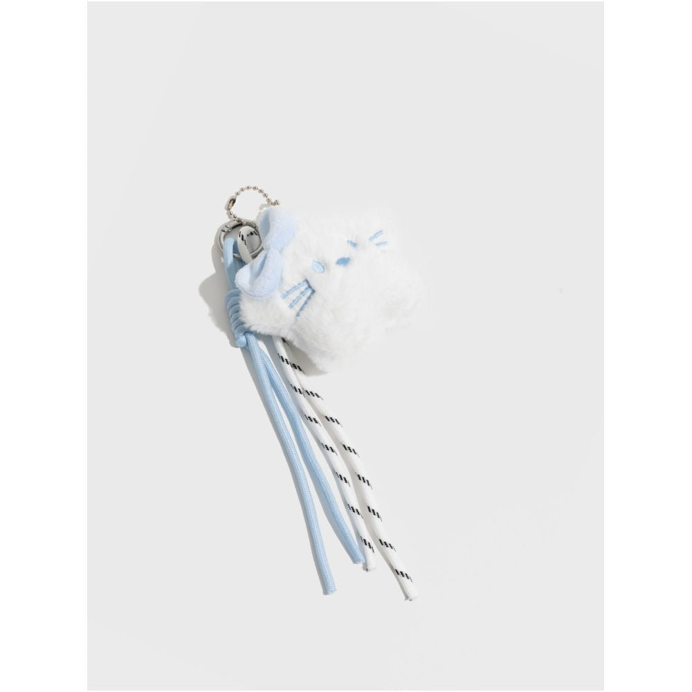 Orange girl Korean style small fresh cute bow bag pendant cute plush doll hanging accessory niche accessory image 2