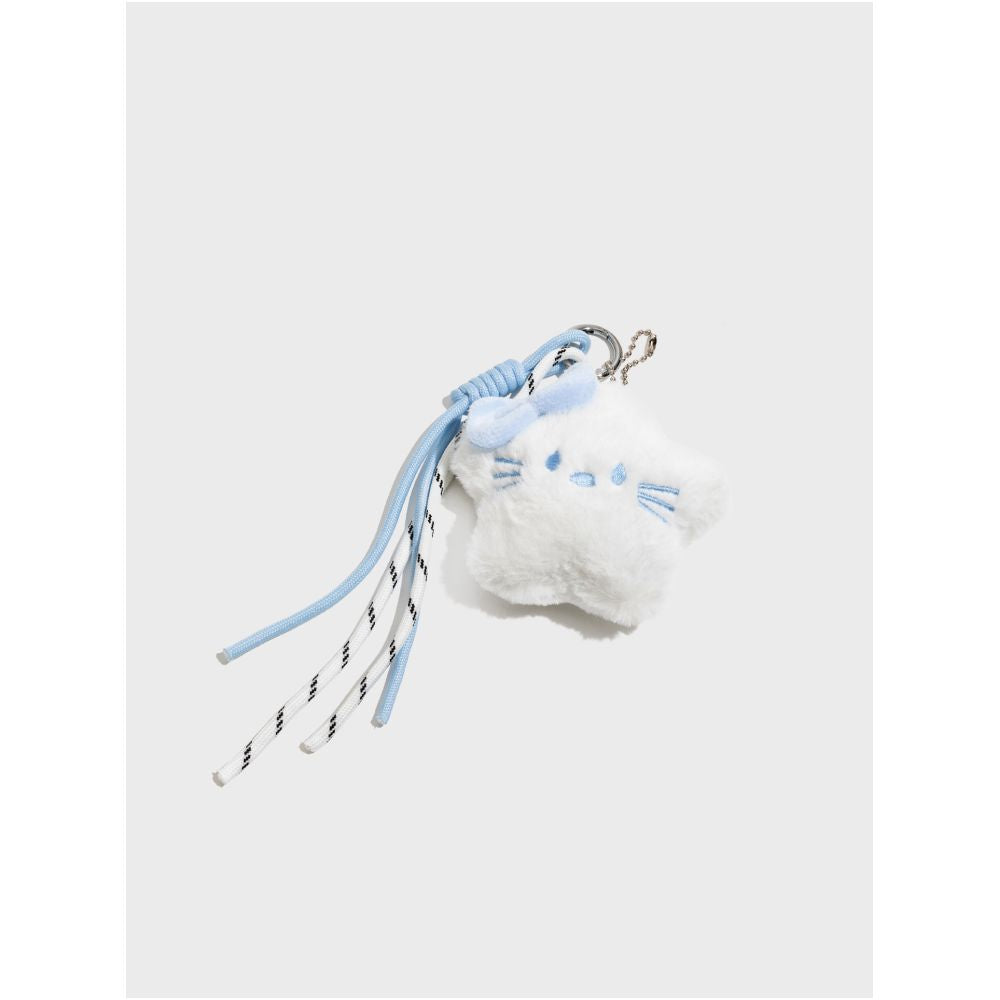 Orange girl Korean style small fresh cute bow bag pendant cute plush doll hanging accessory niche accessory image 3