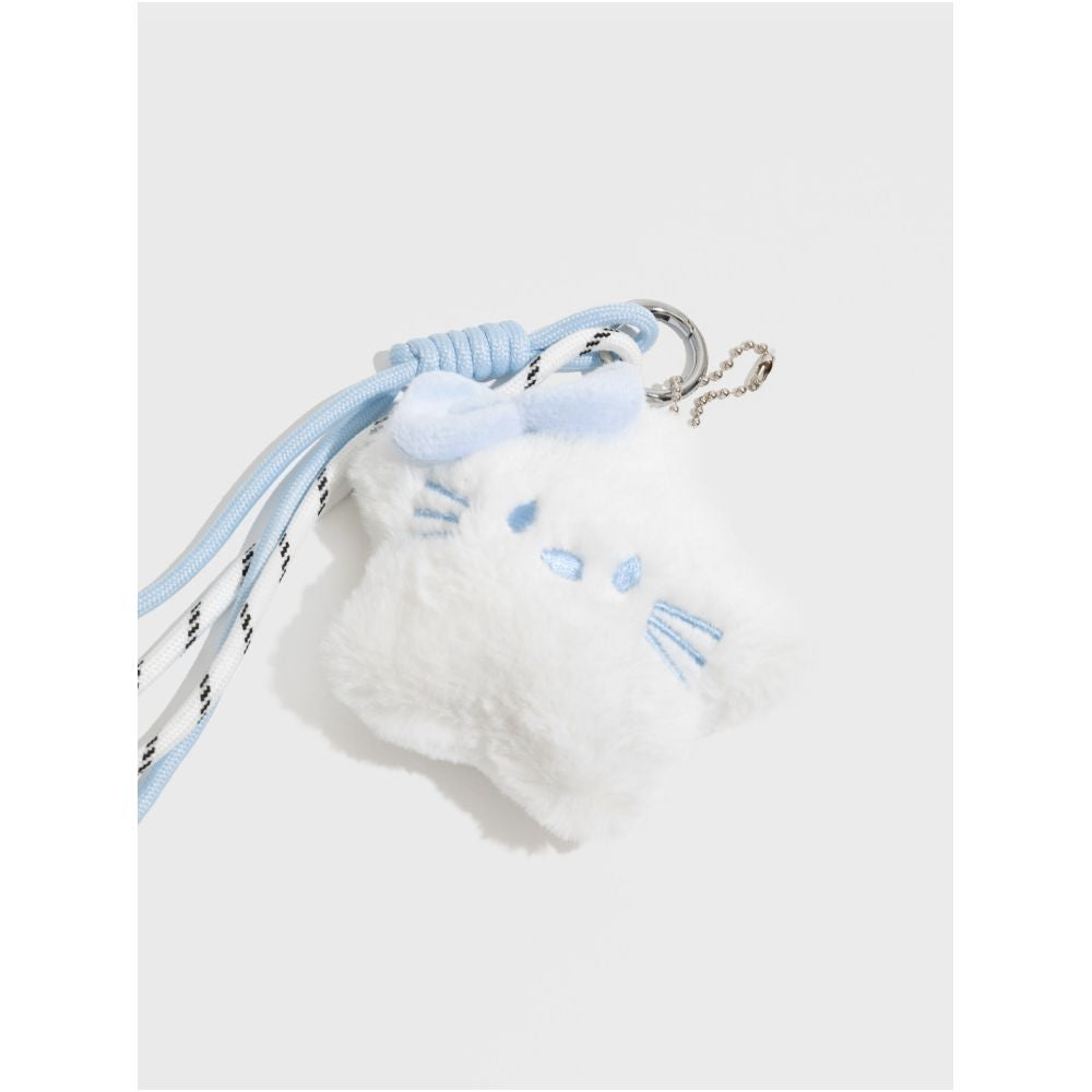 Orange girl Korean style small fresh cute bow bag pendant cute plush doll hanging accessory niche accessory image 4