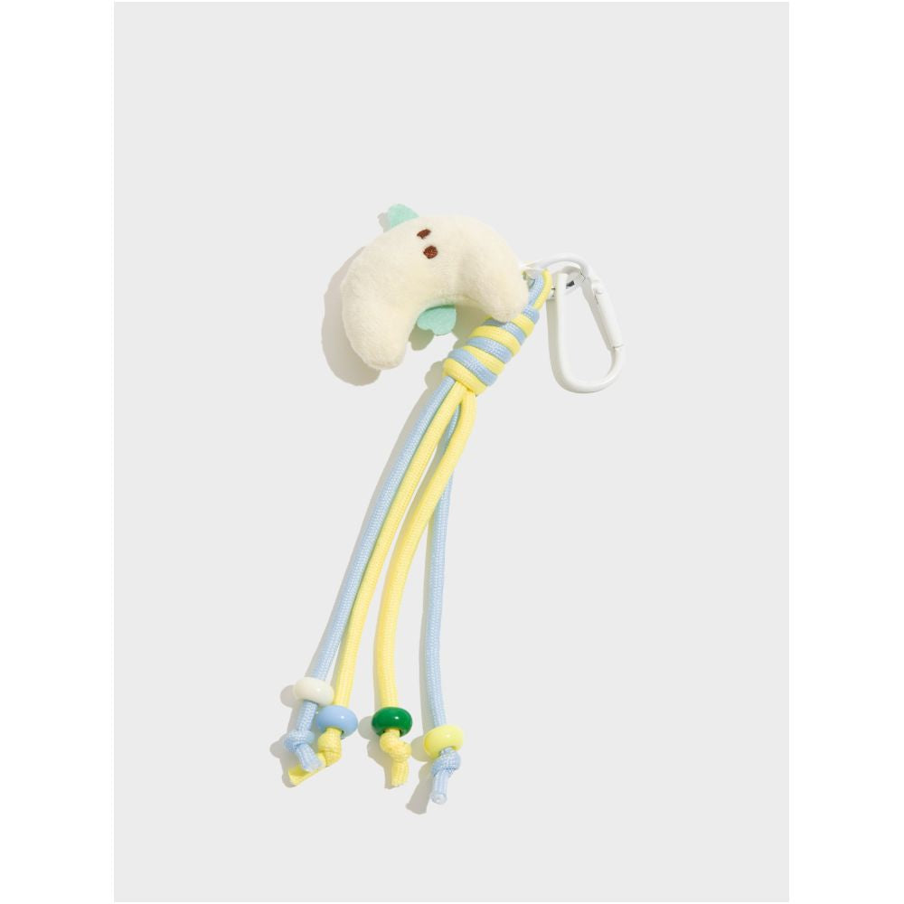 Orange Girl Cute and Sweet Moon Doll Plush Bag Pendant Cute Doll Pendant Small Accessories image 3