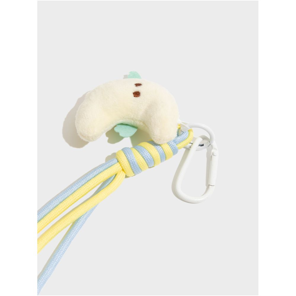 Orange Girl Cute and Sweet Moon Doll Plush Bag Pendant Cute Doll Pendant Small Accessories image 4