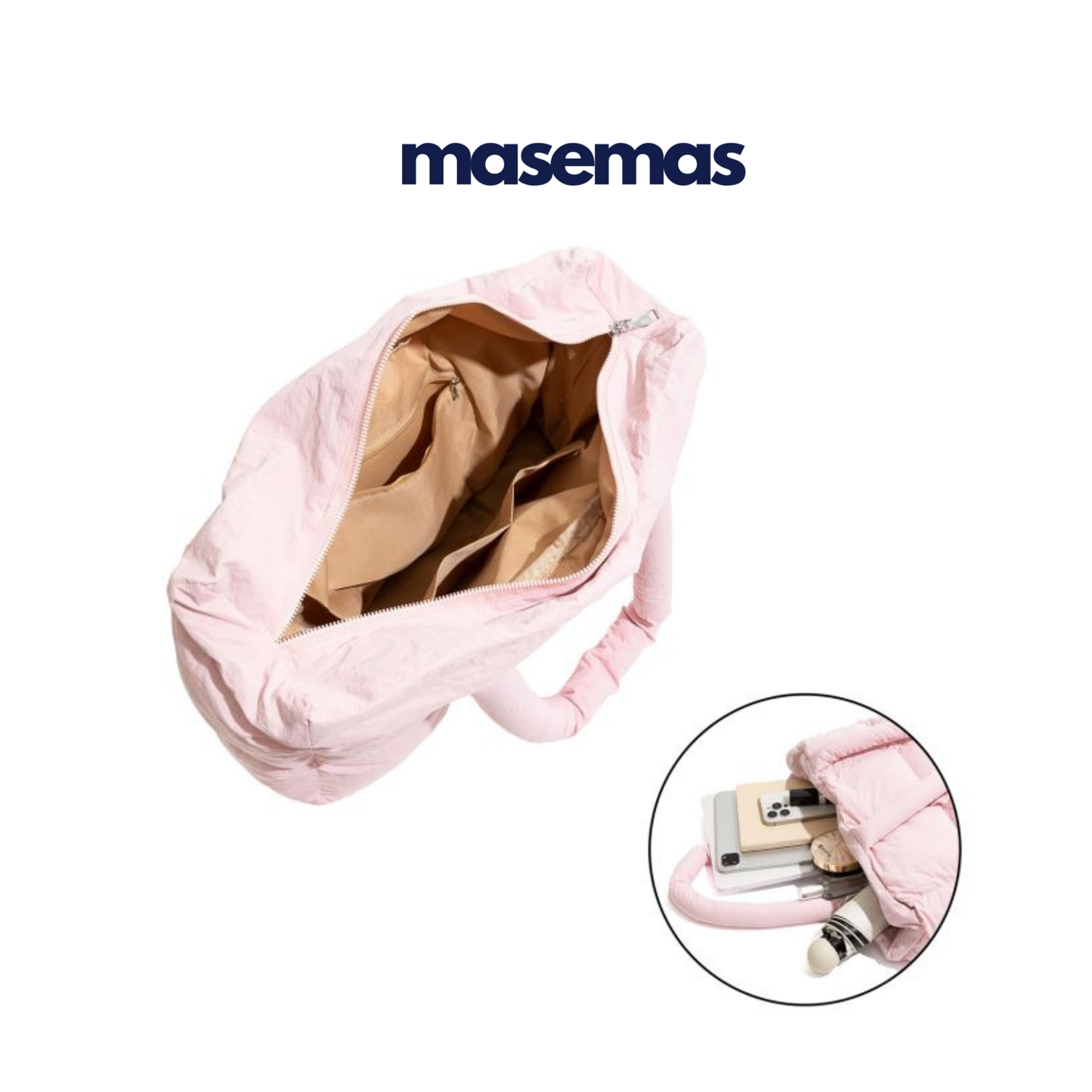 masemas Geniş Puf Çanta