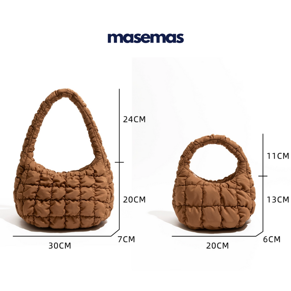 masemas Kahverengi Mini ve Mikro Bulut Çanta