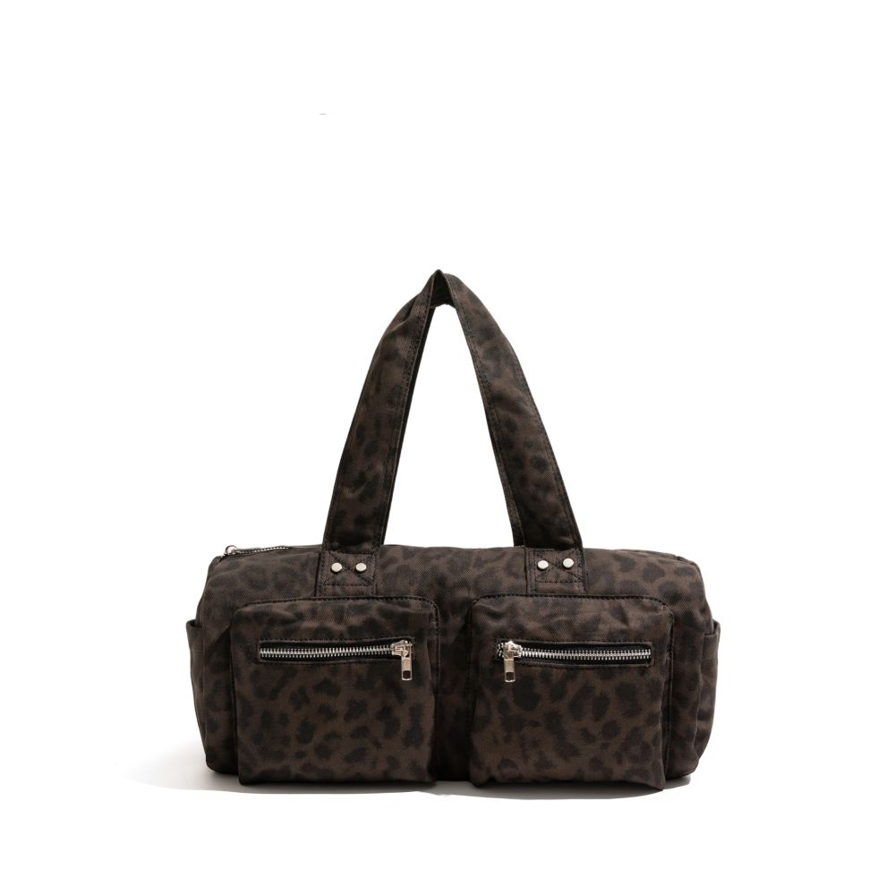 masemas Leopar Bavul Kol Çantası
