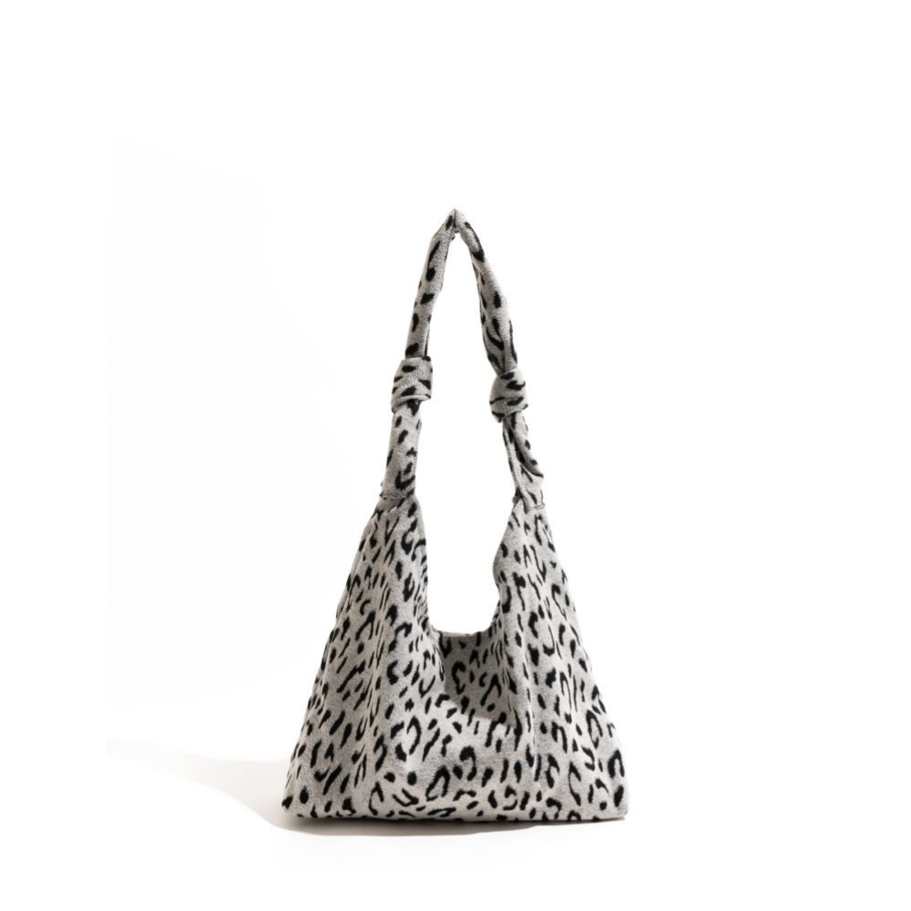 masemas Düğüm Askılı Leopar Torba Çanta