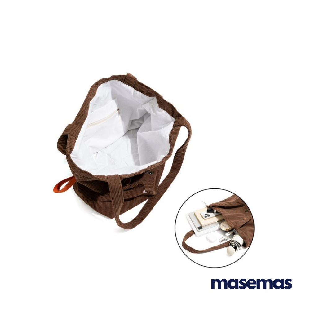 masemas Harvest Kadife Torba Çanta (Charm Hediye)