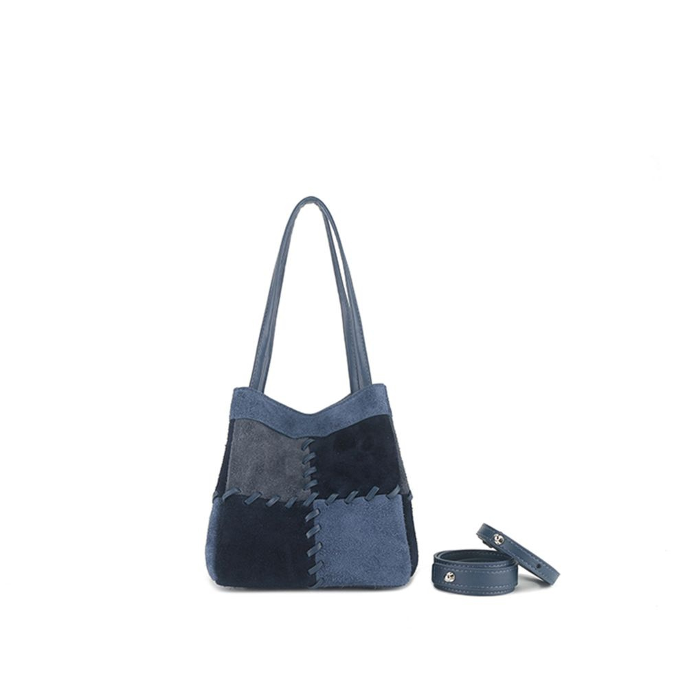 masemas Patch Dikişli Sepet Çanta