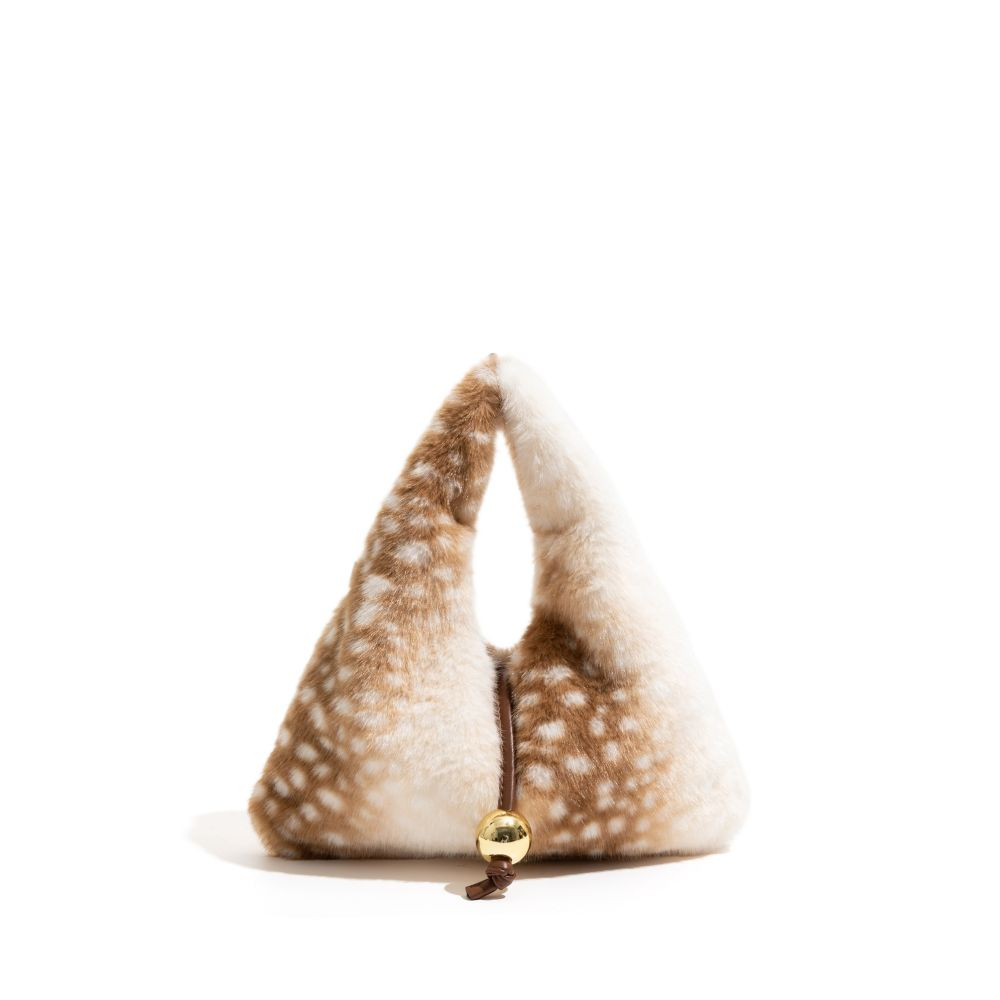 masemas Peluş Çapraz Askılı El Çantası