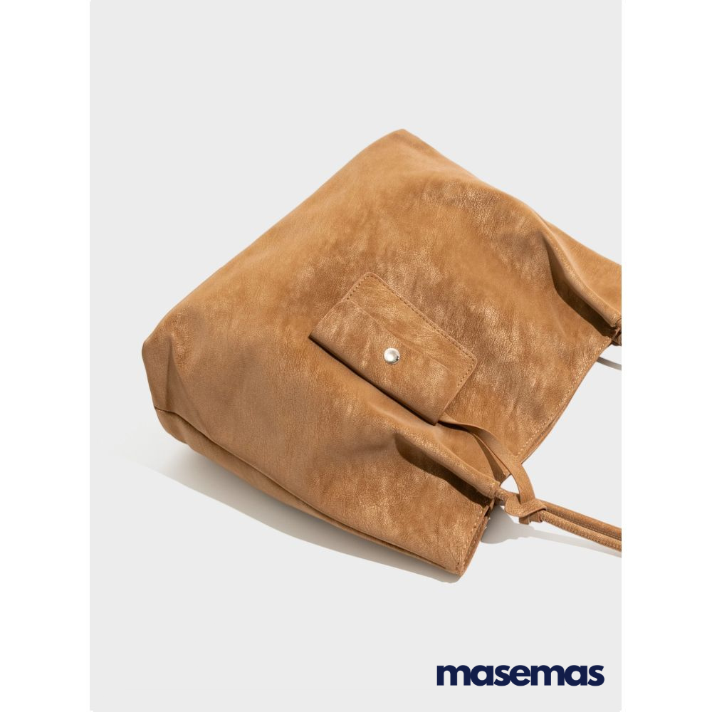 masemas Süet Torba Çanta Cüzdanlı