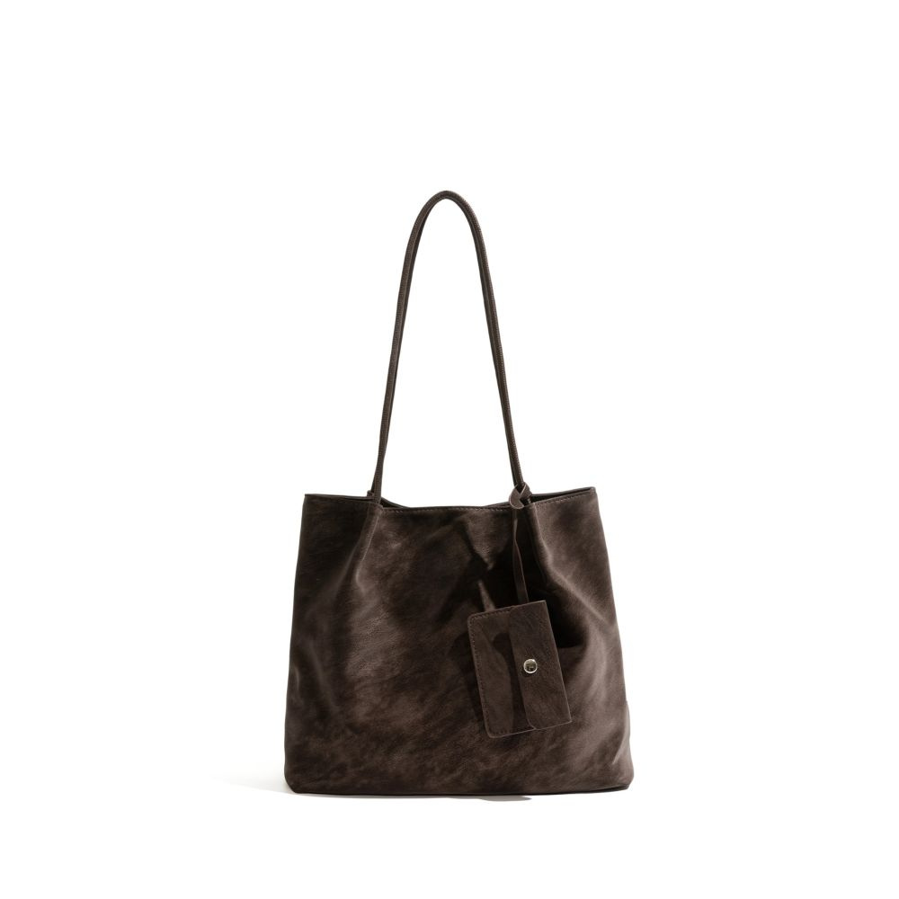 masemas Süet Torba Çanta Cüzdanlı