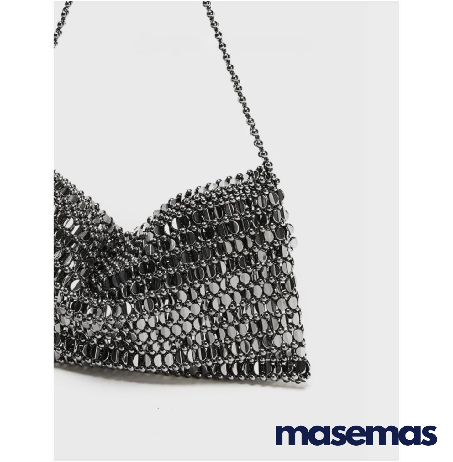 masemas Siyah Zincir El Çantası