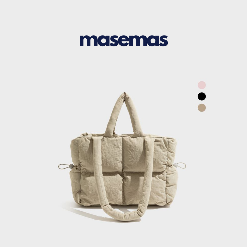 masemas Pamuklu Puf Bavul Çanta